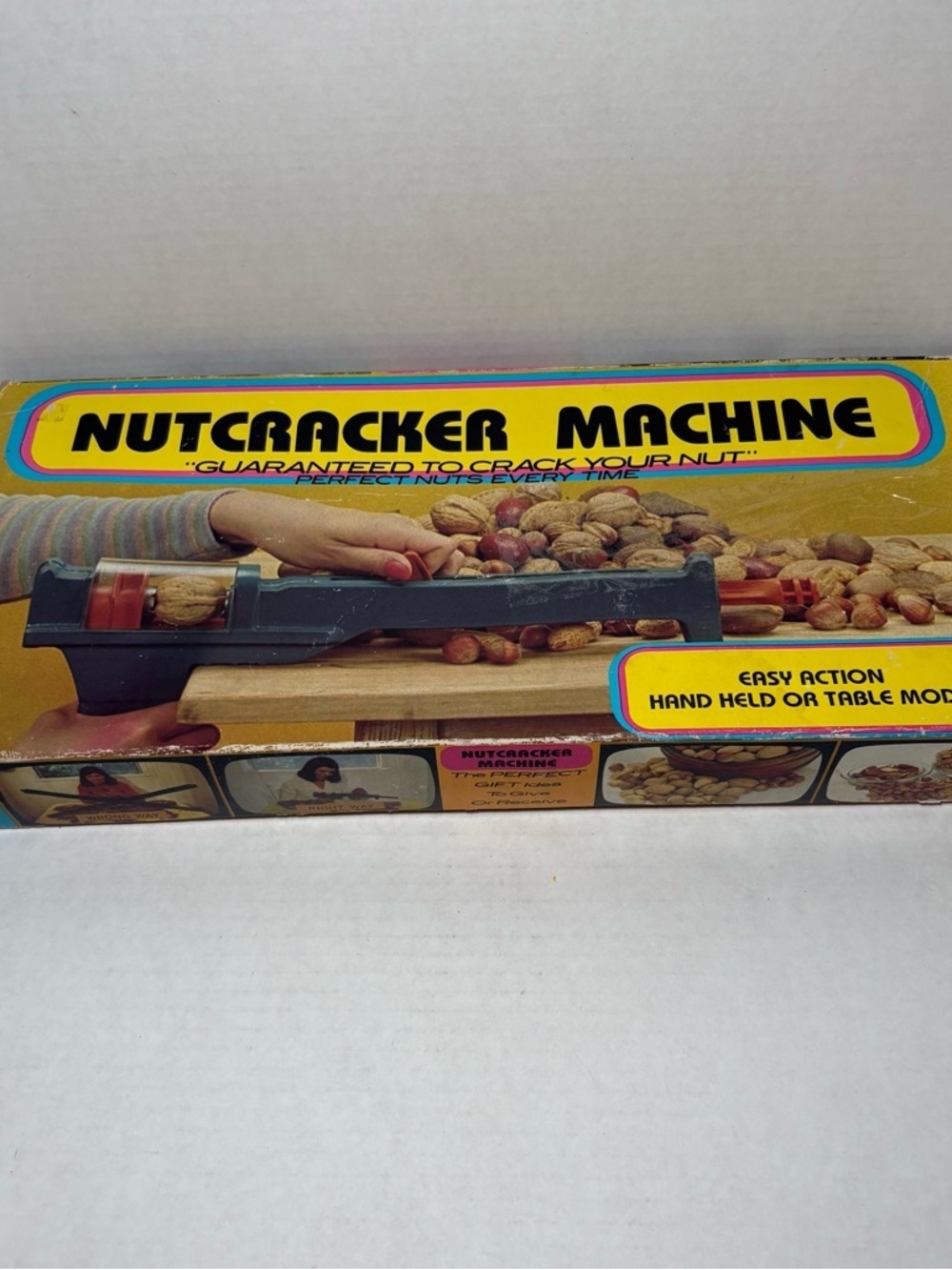 Vintage 1984 Nutcracker Machine in Box Retro Kitchen Utensil